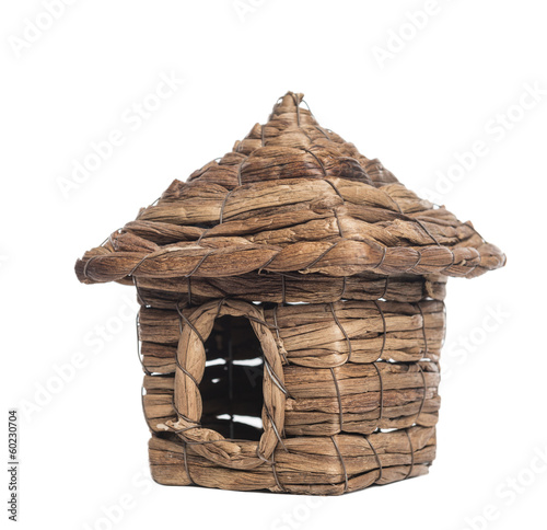 Photo: Birdhouse, isolated on white Birdhouse, isolated on white