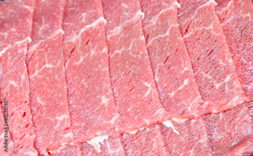 Photo: Sliced beef shank in foam tray Sliced beef shank in foam tray