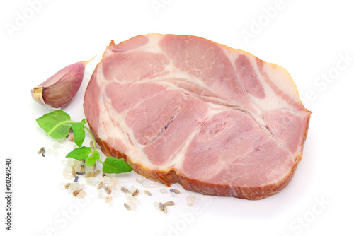 Photo: Fleisch, Knoblauch Fleisch, Knoblauch