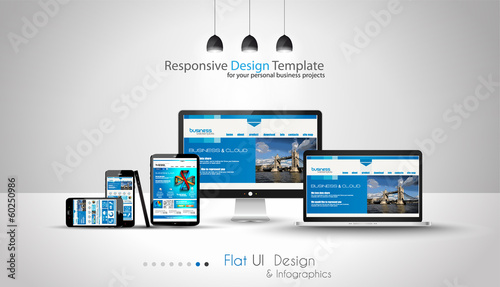 Vector: Modern devices mockups fpr your business projects. Modern devices mockups fpr your business projects.