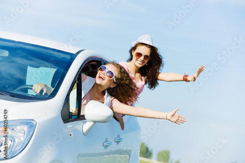 Photo: Women in car Women in car