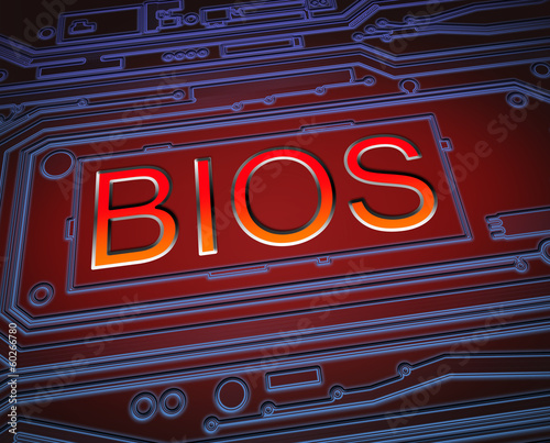 Illustration: BIOS concept. BIOS concept.