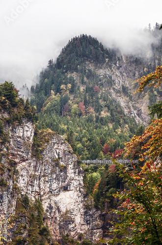 Photo: Marienbrucke (Marie's Bridge) in Neuschwanstein, Germany Marienbrucke (Marie's Bridge) in Neuschwanstein, Germany