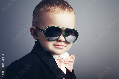 Photo: little stylish gentleman with sunglasses little stylish gentleman with sunglasses