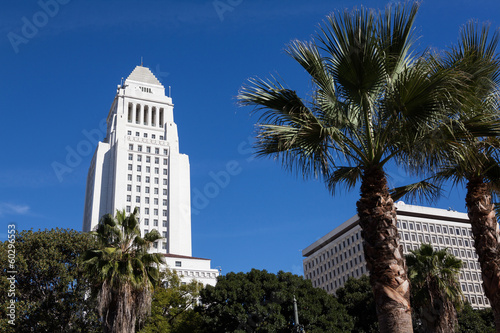Photo: Los Angeles, California City Hall in Downtown LA. Los Angeles, California City Hall in Downtown LA.