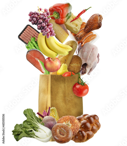 Photo: Paper Bag With Food Paper Bag With Food