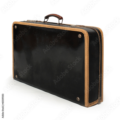 Photo: Retro suitcase from 1950s. Retro suitcase from 1950s.