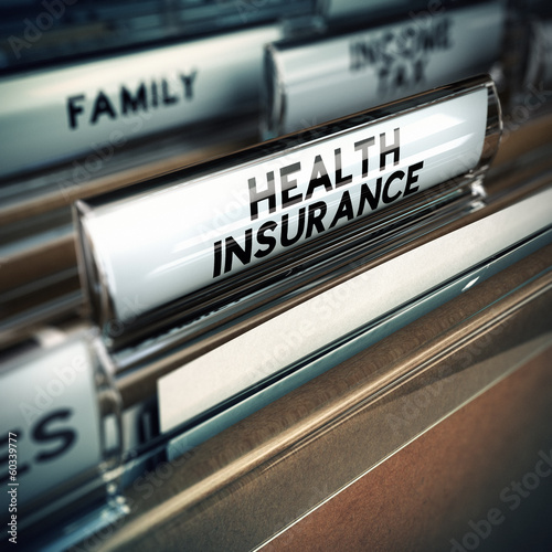 Illustration: Health Insurance Concept Health Insurance Concept