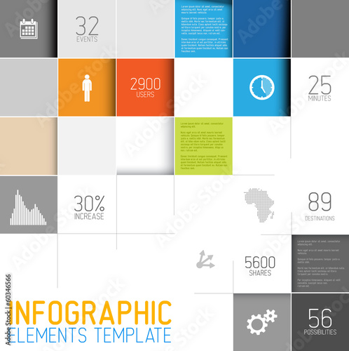 Vector: Vector abstract squares background infographic template Vector abstract squares background infographic template