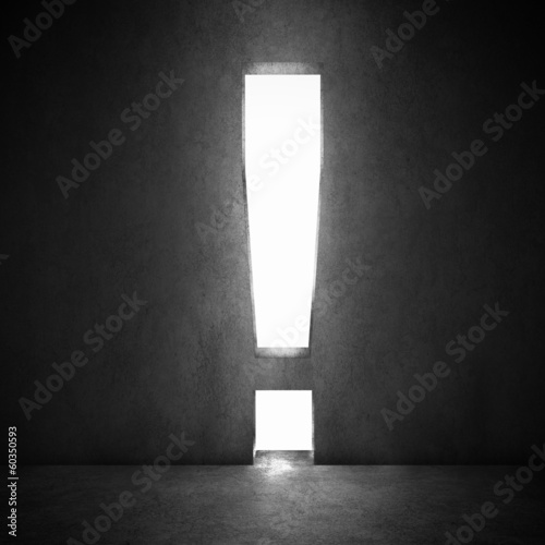 Photo: Exclamation mark Exclamation mark