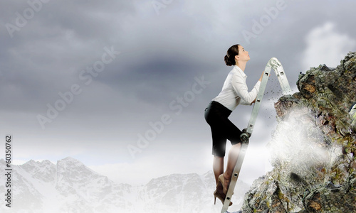 Photo: Ladder of success Ladder of success