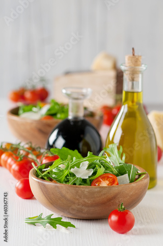 Photo: Salad with arugula Salad with arugula