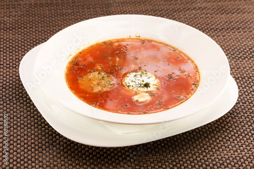 Photo: Beetroot and Cabbage Soup Beetroot and Cabbage Soup