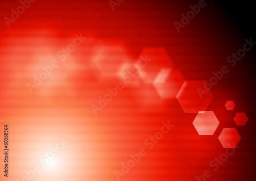Vector: Bright red tech vector design Bright red tech vector design