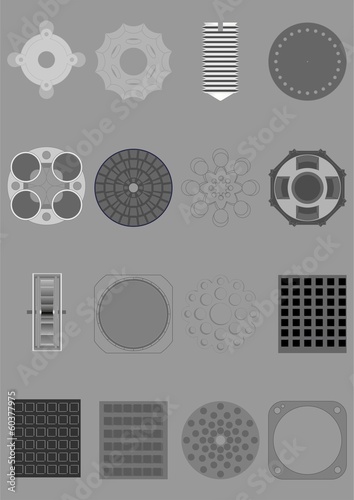 Vector: Detail unit. Detail unit.