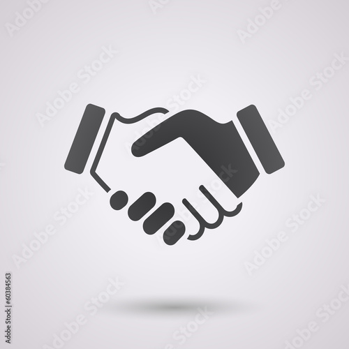 Vector: black handshake background black handshake background