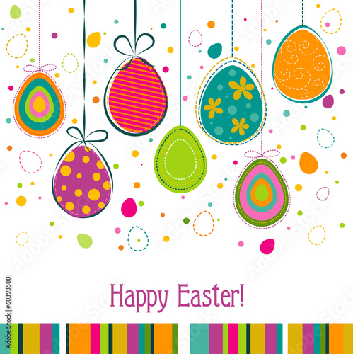 Vector: Template Easter greeting card, vector Template Easter greeting card, vector