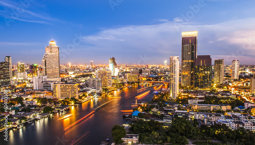 Photo: Bangkok city at night Bangkok city at night