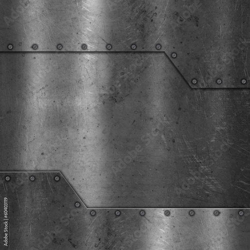 Illustration: Scratched metal background Scratched metal background