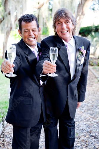 Photo: Toasting Gay Marriage Toasting Gay Marriage