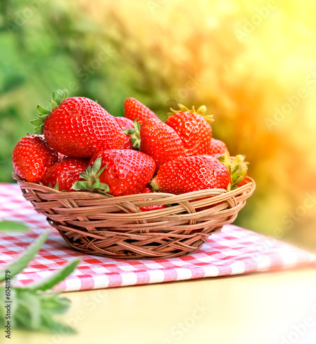 Photo: Fresh organic strawberry Fresh organic strawberry
