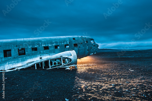 Photo: Dakota plane wreckage, Iceland Dakota plane wreckage, Iceland