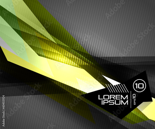 Vector: Vector futuristic glossy lines on black Vector futuristic glossy lines on black