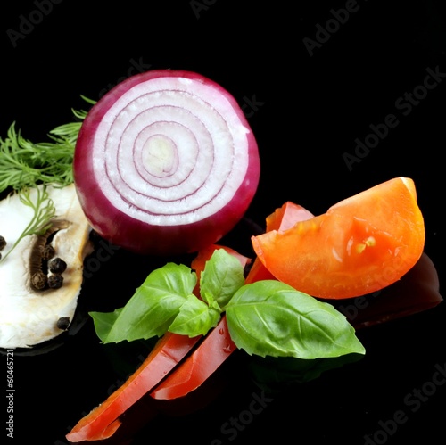Photo: salad ingredients salad ingredients