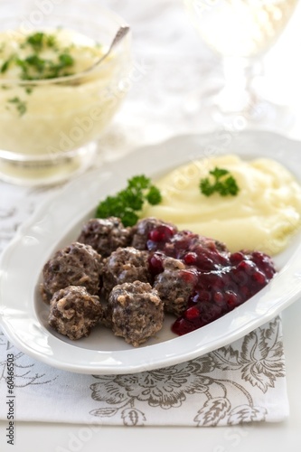 Photo: Swedish meatballs köttbullar Swedish meatballs köttbullar