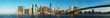 New York City cityscape with Brooklyn bridge New York City cityscape with Brooklyn bridge