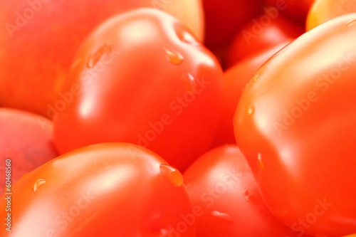 Photo: Cherry tomatoes close-up Cherry tomatoes close-up