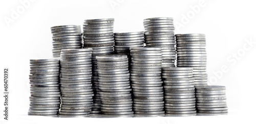 Photo: Stacks of coins Stacks of coins