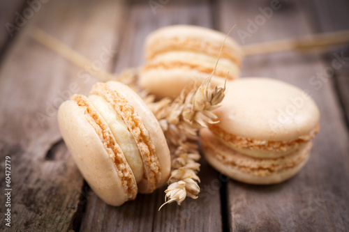 Photo: Macarons, Getreide Macarons, Getreide