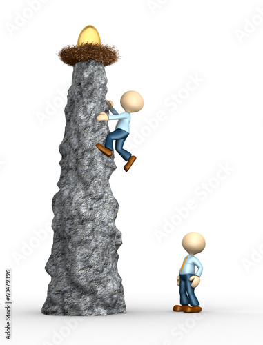 Illustration: Nest with gold egg Nest with gold egg
