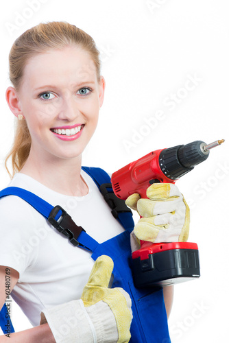 Photo: junge elektrikerin junge elektrikerin