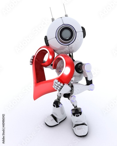 Illustration: Robot with Heart Robot with Heart