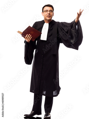 Photo: lawyer man pleading lawyer man pleading