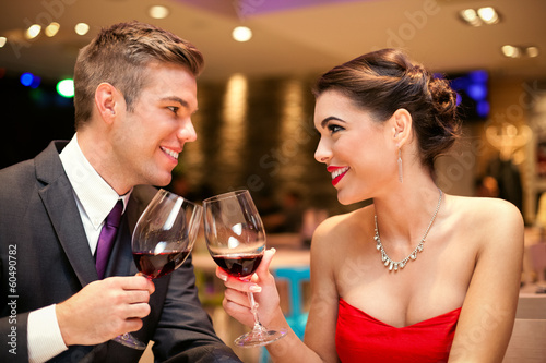 Photo: Love couple toasting Love couple toasting