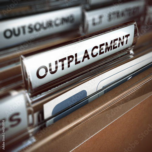 Illustration: Outplacement Concept Outplacement Concept