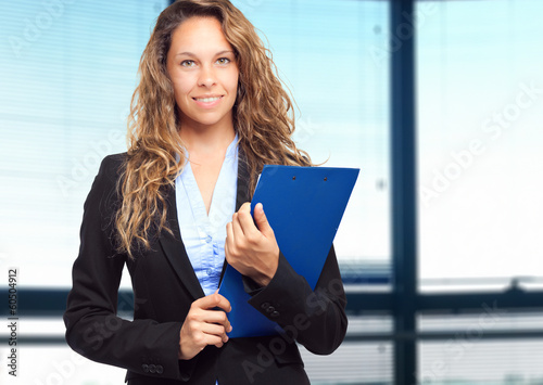 Photo: Smiling businesswoman Smiling businesswoman