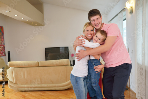 Photo: family at home family at home