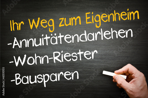 Photo: weg zum Eigenheim weg zum Eigenheim