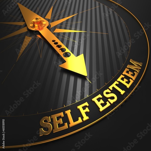 Illustration: Self Esteem Concept. Self Esteem Concept.