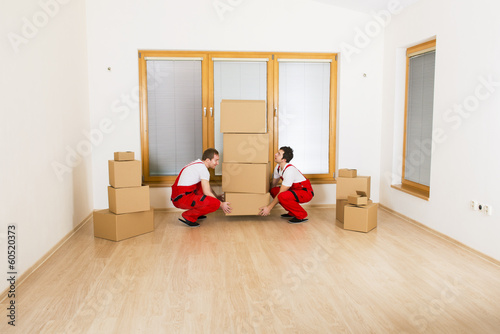 Photo: Movers in new house Movers in new house