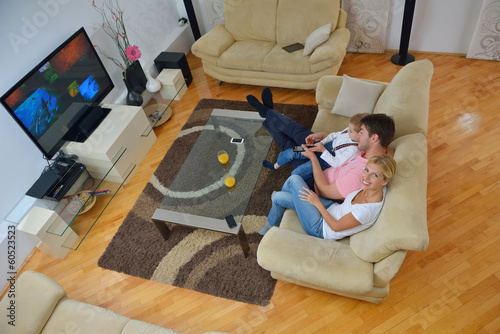 Photo: family at home family at home