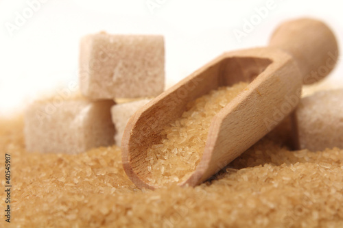 Photo: brown sugar cubes and crystal sugar brown sugar cubes and crystal sugar