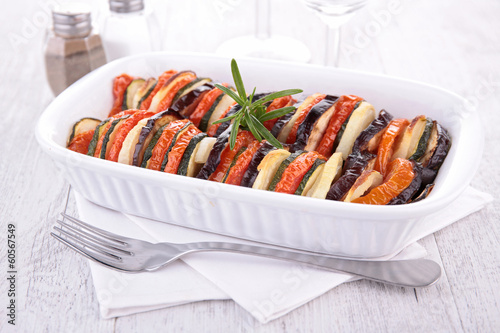 Photo: vegetable baked vegetable baked