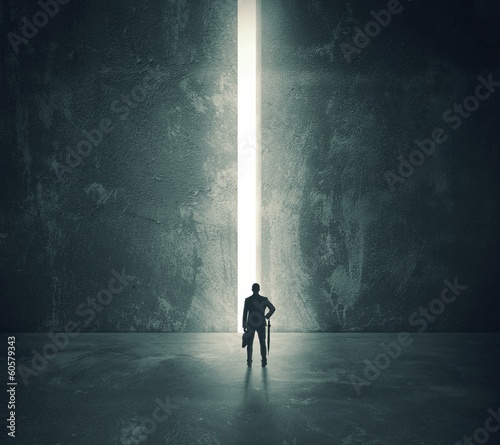 Photo: The light from the open door The light from the open door