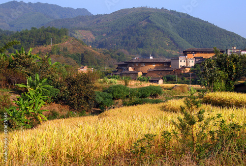 Photo: picturesque rural landscape in eastern China, Fujian province picturesque rural landscape in eastern China, Fujian province