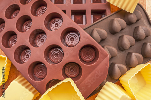 Photo: Stampi in silicone per cioccolatini Stampi in silicone per cioccolatini